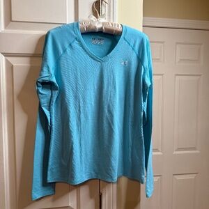 Under Armor , Medium, Semi Fitted, Heat Gear,Turquoise